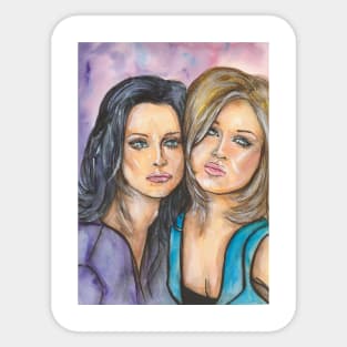 Jennifer Aniston and Courteney Cox Sticker